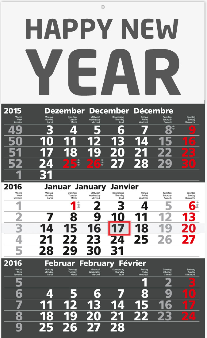 3-Monats-Wandkalender Solid 3_sample_1