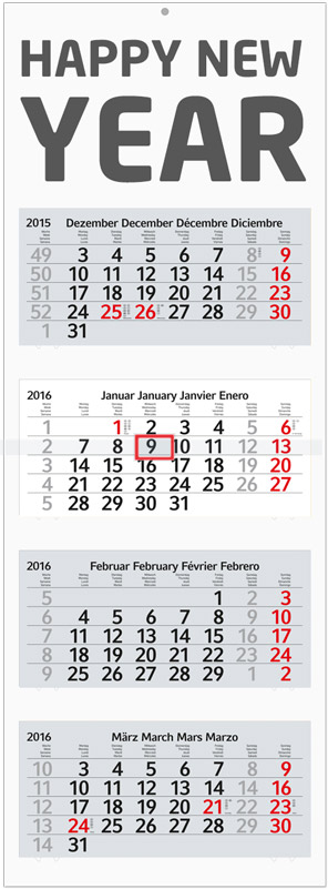 4-Monats-Blockkalender Profil 4 (Recycling)_sample_1