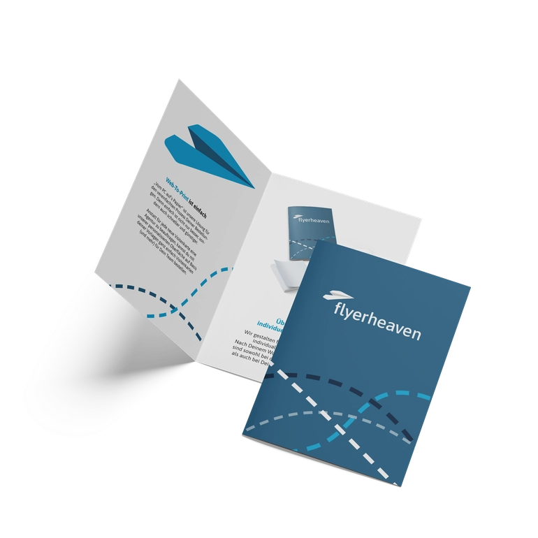 Klappkarten Hochformat Bedruckte Klappkarten im Hochformat