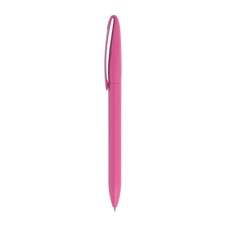 Pinker Drehkugelschreiber Bedruckter pinker Drehkugelschreiber