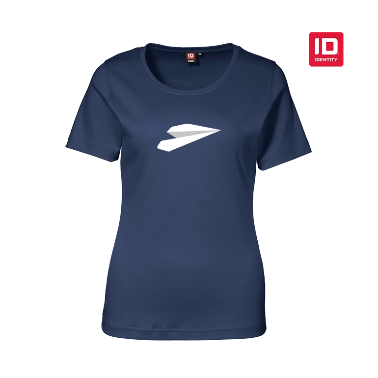 ID Identity Premium Damen Tshirt in navy Bedrucktes ID Identity Premium Damen Tshirt in navy