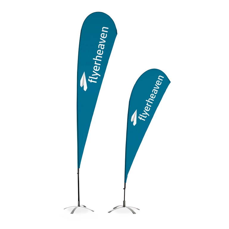 Bedruckte Standard Drop-Flags