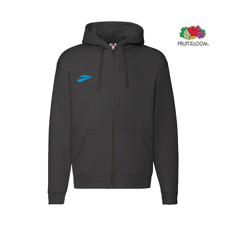 Bedruckte Fruit of the Loom Classic Herren Sweatjacke