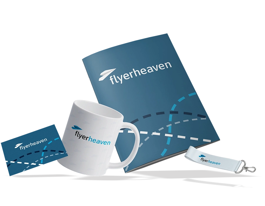Zusammenstellung von verschiedenen Printprodukten Zusammenstellung von verschiedenen Printprodukten