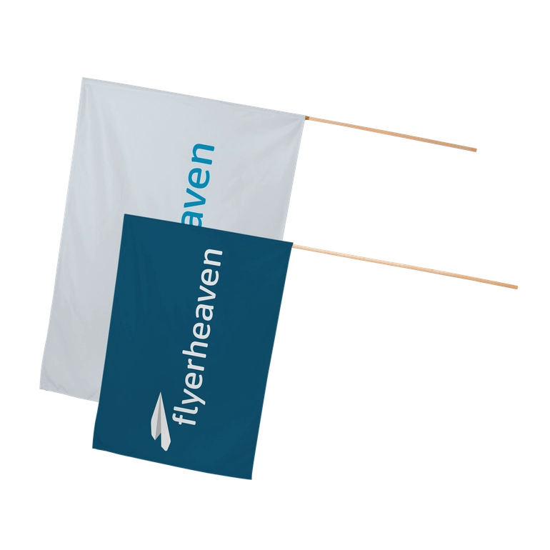 Bedruckte Schwenkfahnen