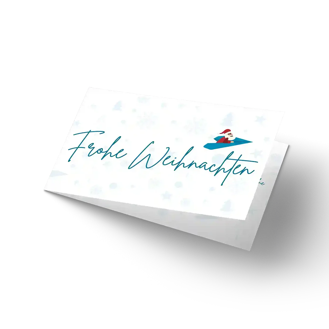 Klappkarte mit weihnachtlichen Design Klappkarte mit weihnachtlichen Design