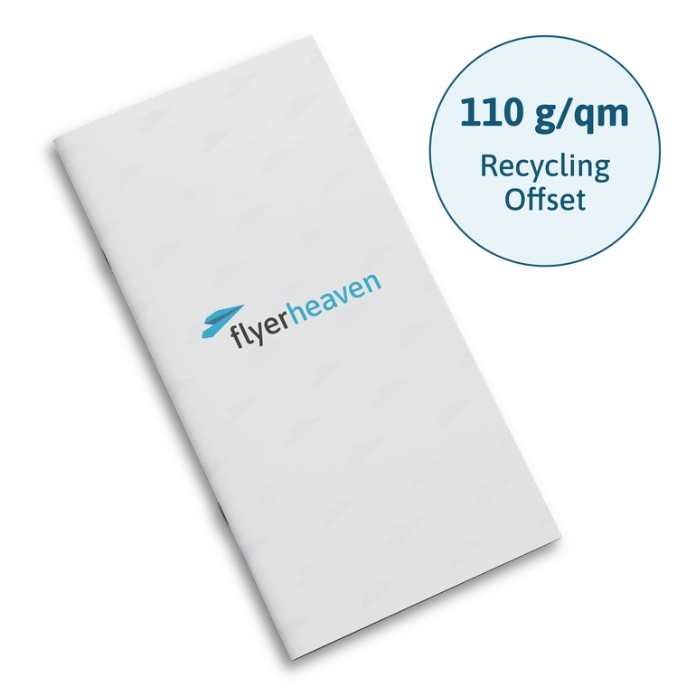 Broschueren mit Klammerheftung Hochformat DIN lang 110gqm Recycling Offset Broschueren mit Klammerheftung Hochformat DIN lang 110gqm Recycling Offset