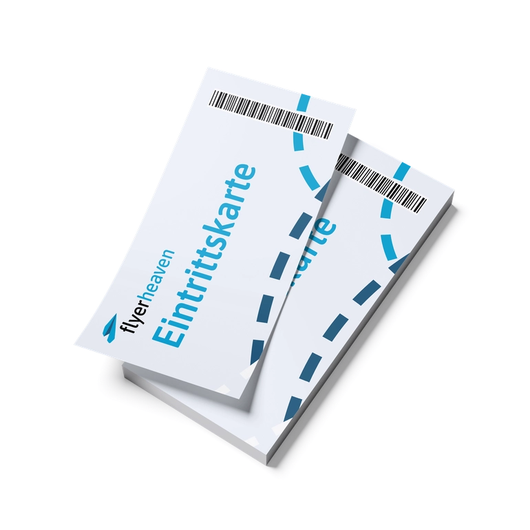 Eintrittskarten in DIN lang Bedruckte Eintrittskarten in DIN lang