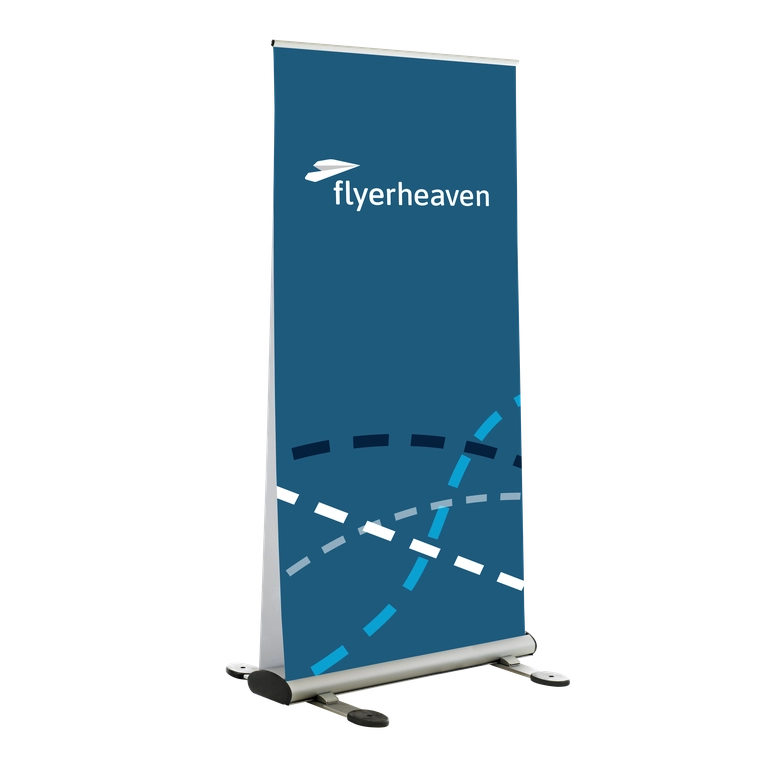 Roll-Up Displays für den Outdoor Bereich in 1000x2000mm Bedruckte Roll-Up Displays für den Outdoor Bereich in 1000x2000mm