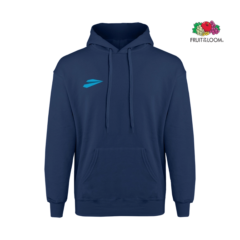 Fruit of the Loom Classic Herren Hoodie navy Bedruckter Fruit of the Loom Classic Herren Hoodie navy