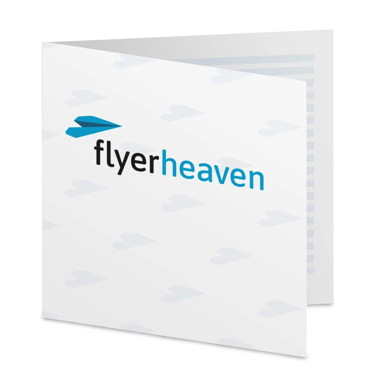 Folder mit Parallelfalz in Q4 Bedruckter Folder mit Parallelfalz in Q4