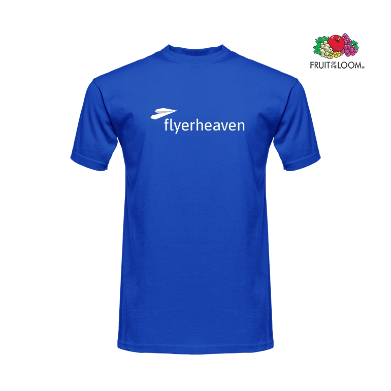 Tshirt Fruit of the Loom Valueweight Herren royalblau Bedrucktes Tshirt Fruit of the Loom Valueweight Herren royalblau