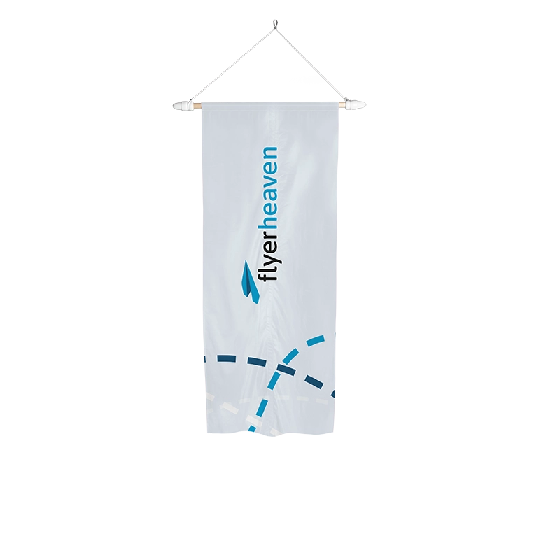 Bannerfahne in 1200x3000 mm Bedruckte Bannerfahne in 1200x3000 mm