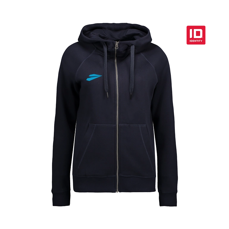 ID Identity Core Damen Sweatjacke navy Bedruckte ID Identity Core Damen Sweatjacke navy