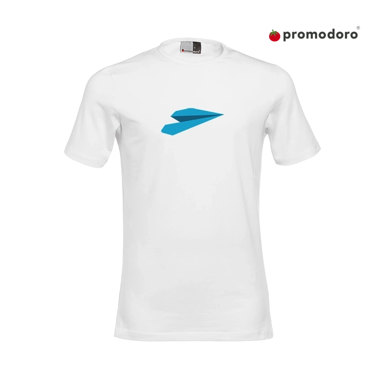 Tshirt Pomodoro Slim Fit Herren in weiss Bedrucktes Tshirt Pomodoro Slim Fit Herren in weiss