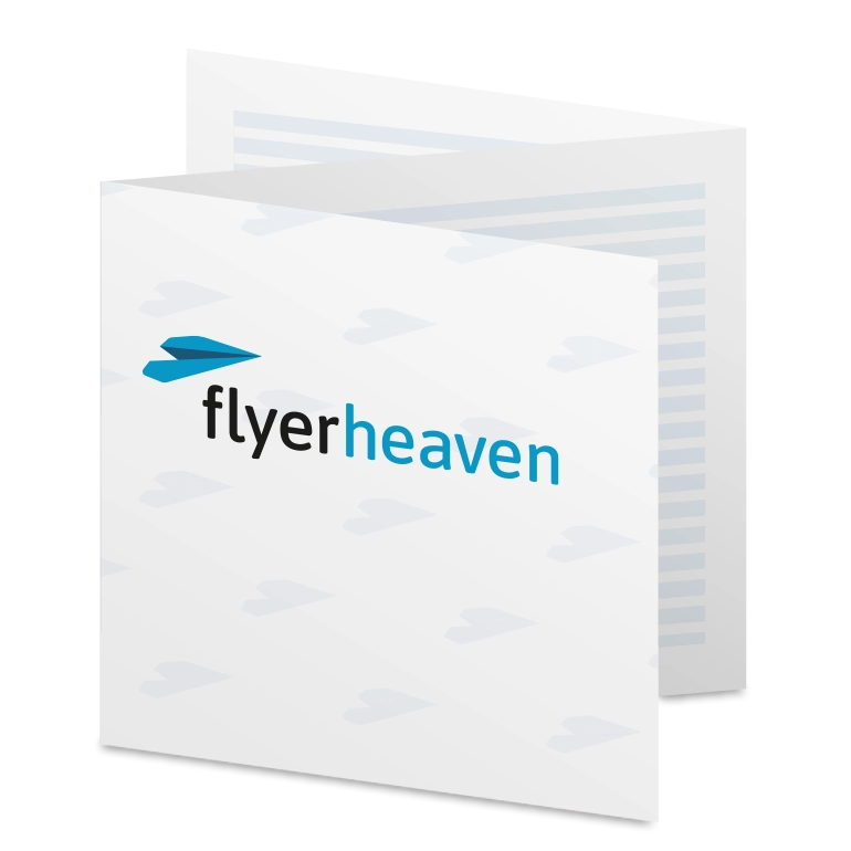 Folder mit Zickzackfalz in Q6 Bedruckter Folder mit Zickzackfalz in Q6