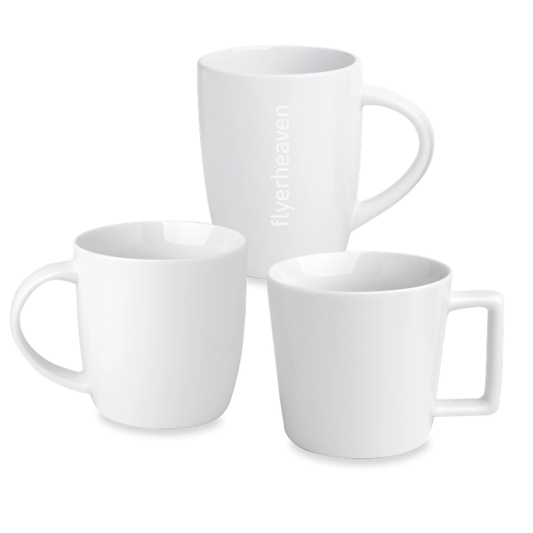 Tasse ton in ton weiß glanz Tassen ton in ton veredelt weiß glanz