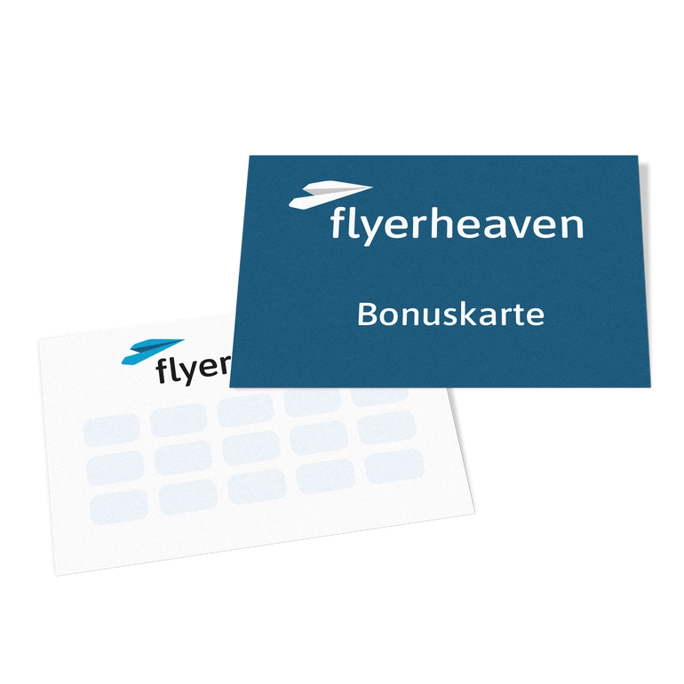 Individuell bedruckte Bonuskarten 