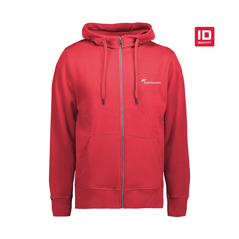 ID Identity Core Herren Sweatjacke rot Bedruckte ID Identity Core Herren Sweatjacke rot