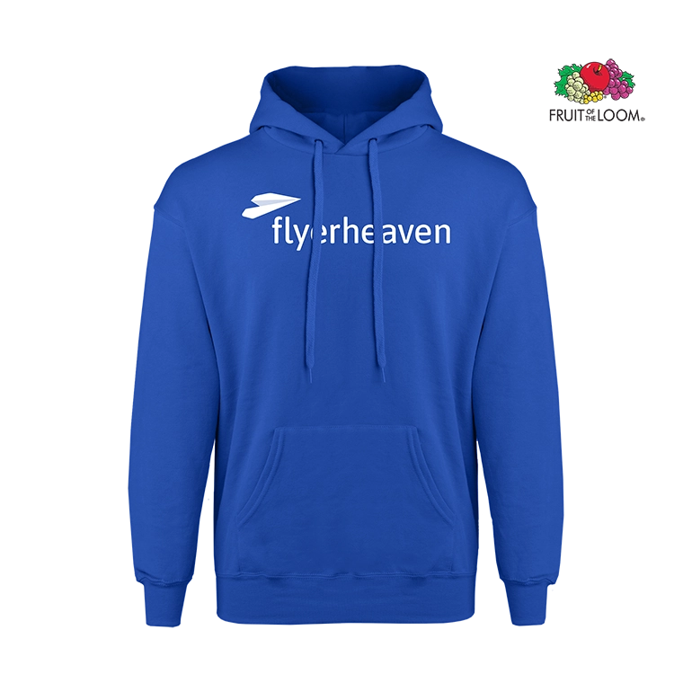 Fruit of the Loom Classic Herren Hoodie royalblau Bedruckter Fruit of the Loom Classic Herren Hoodie royalblau