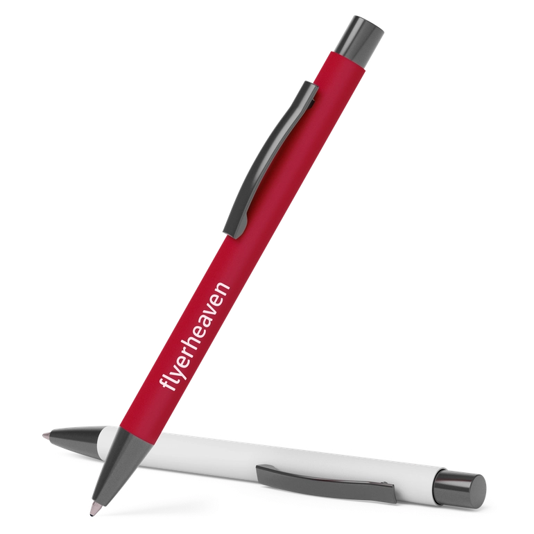 Bedruckter Metallkugelschreiber mit Softtouch