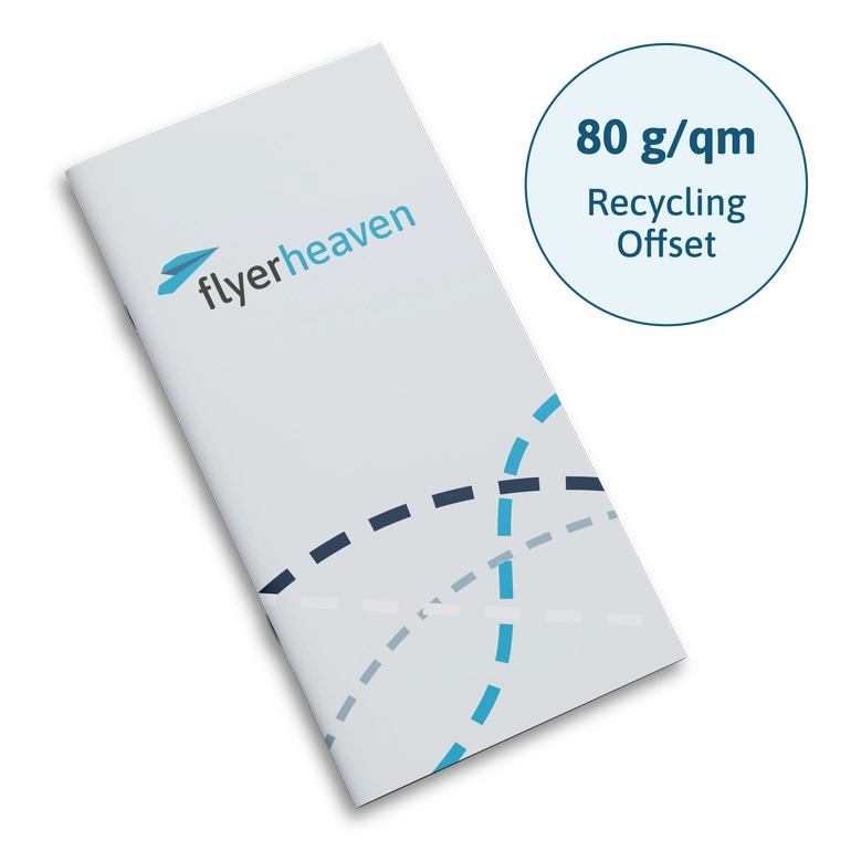 Broschueren mit Klammerheftung Hochformat DIN lang 80gqm Recycling Offset Broschueren mit Klammerheftung Hochformat DIN lang 80gqm Recycling Offset