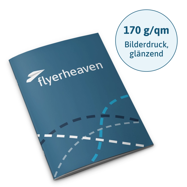 Broschueren mit Klammerheftung Hochformat DIN A6 170gqm Bilderdruck glänzend Broschueren mit Klammerheftung Hochformat DIN A6 170gqm Bilderdruck glänzend