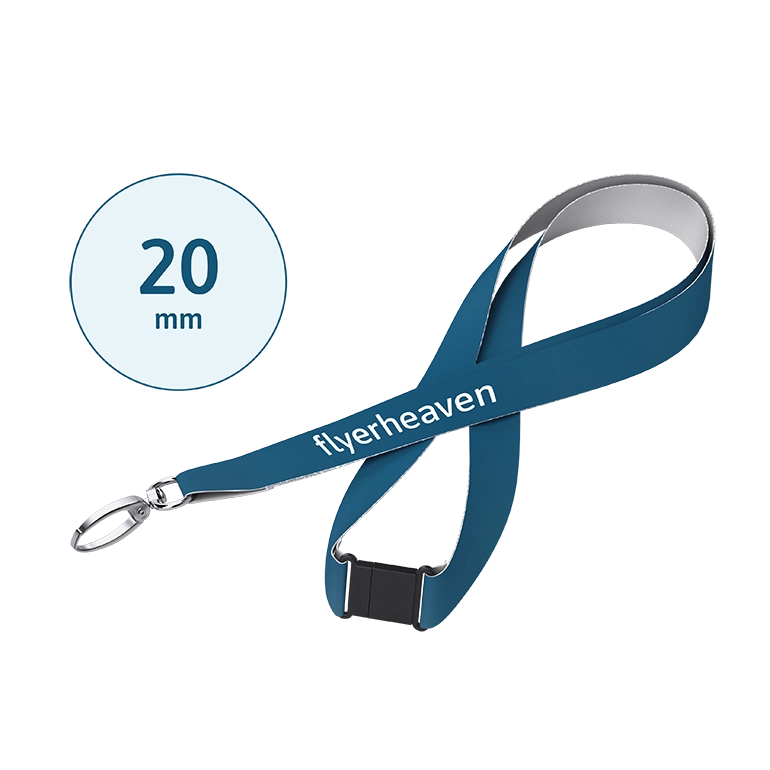 Lanyards Sicherheitsverschluss mit Bandbreite 20 mm Bedrucktes Lanyards Sicherheitsverschluss mit einer Bandbreite 20 mm