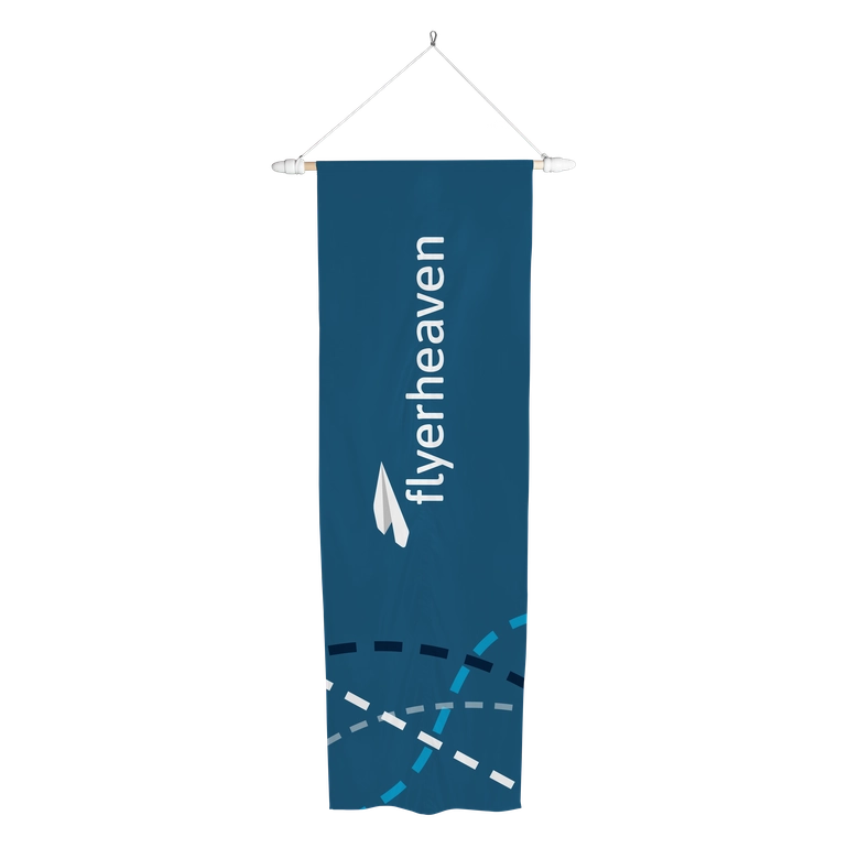 Bannerfahne in 1200x4000 mm Bedruckte Bannerfahne in 1200x4000 mm