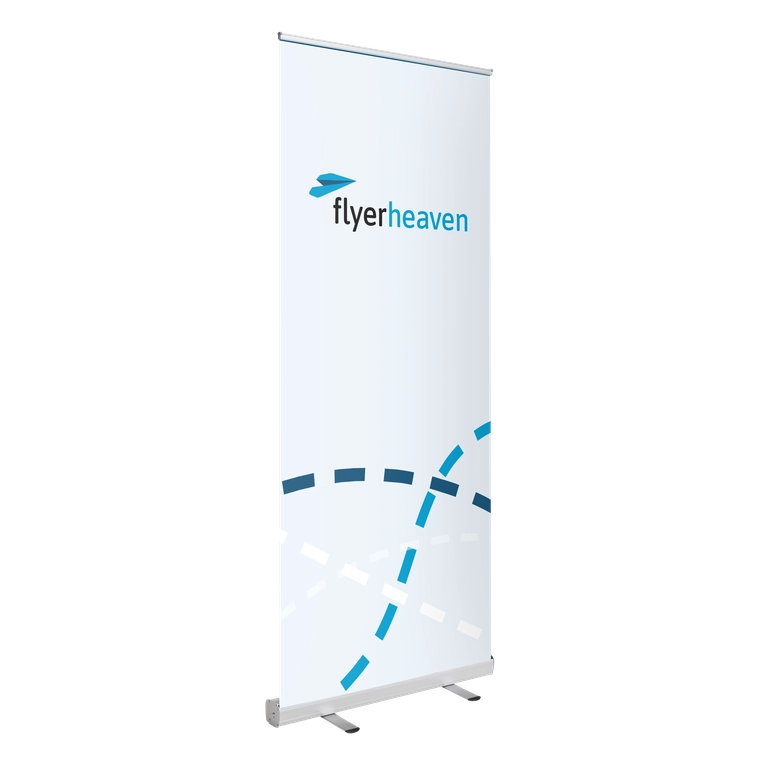 Bedrucktes Roll-Up im Standardformat 850x2000mm