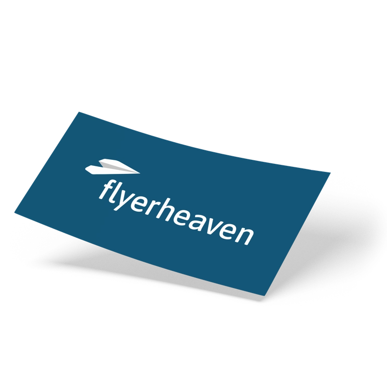 Bedruckter Flyer in DIN lang (105x210 mm)