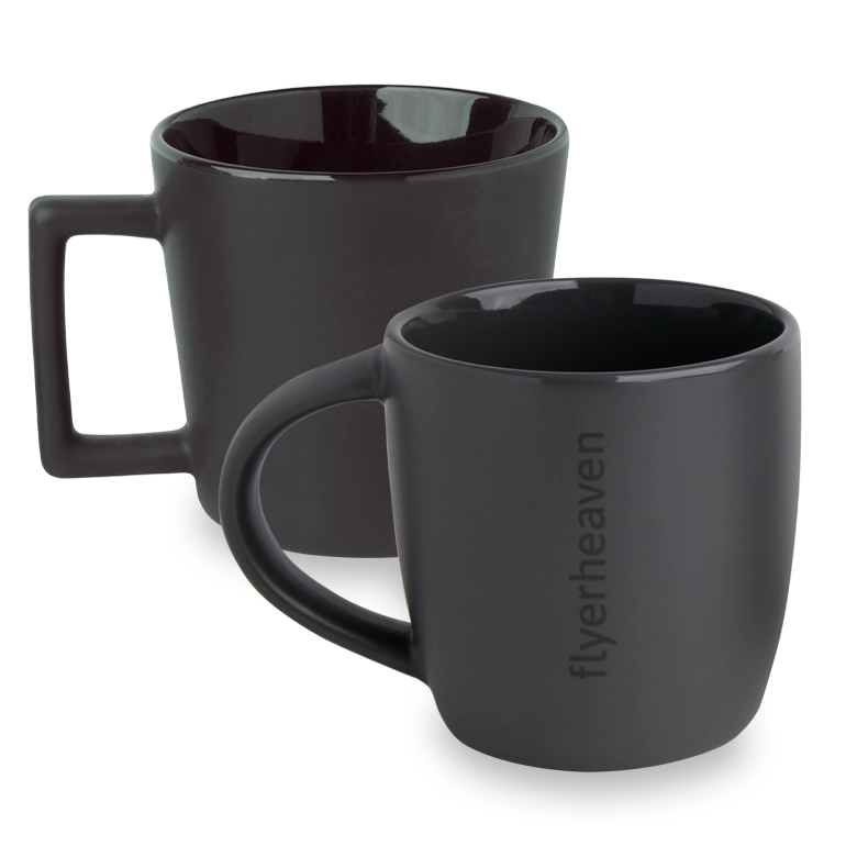 Tassen ton in ton grau Tassen ton in ton veredelt in grau