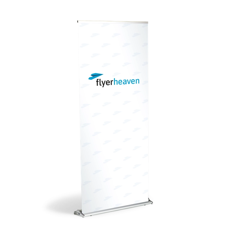 Roll-Ups Displays in der Premium Ausführung in 850x2150mm Bedruckte Roll-Ups Displays in der Premium Ausführung in 850x2150mm