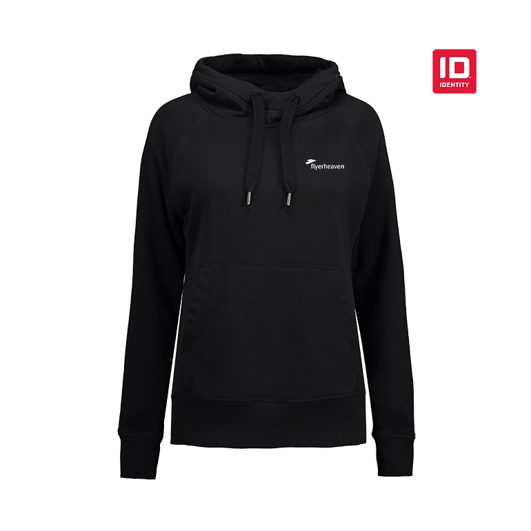 ID Identity Core Damen Hoodie schwarz Bedruckter ID Identity Core Damen Hoodie schwarz