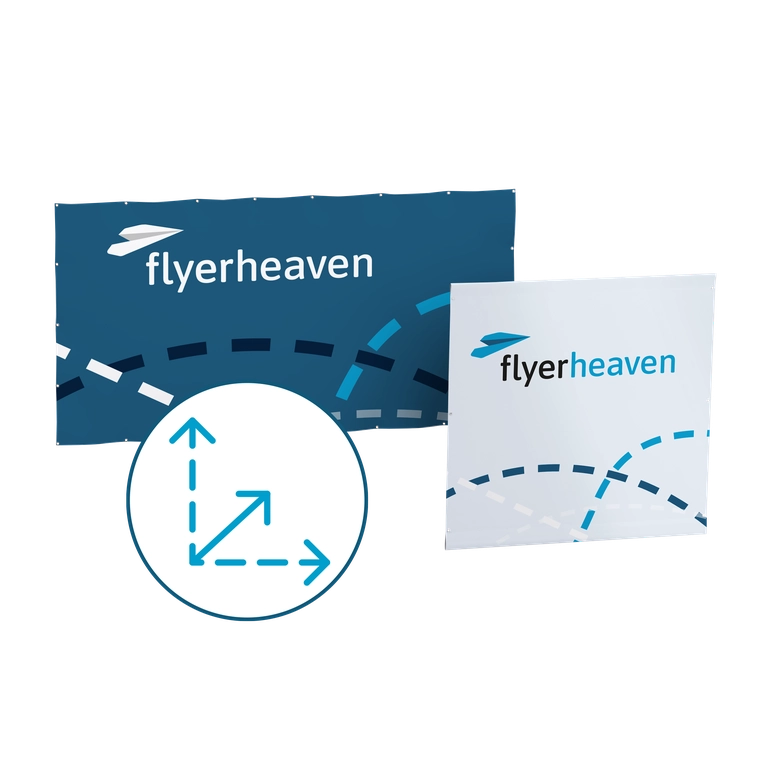 Banner und Planen Wunschformat Bedruckte Banner und Planen im individuellen Wunschformat