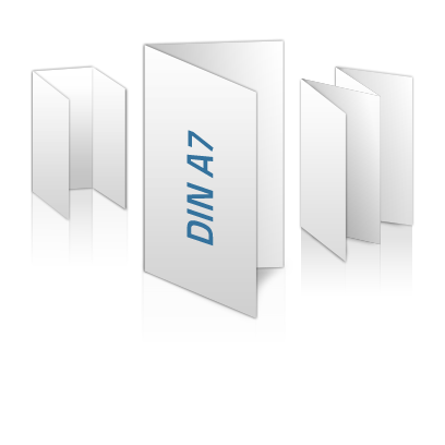 Folder A7, 14-Seitig, Parallelfalz Folder A7, 14-Seitig, Parallelfalz