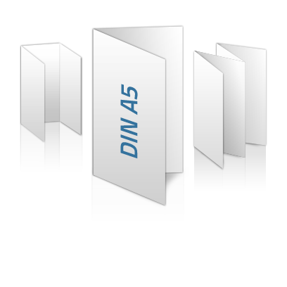 Folder DIN A5, 12-Seitig, Parallelfalz Folder DIN A5, 12-Seitig, Parallelfalz
