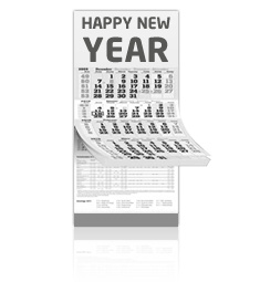 5-Monats-Wandkalender Commerce 5 Post