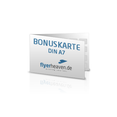 Bonuskarte A7 4-seitig quer