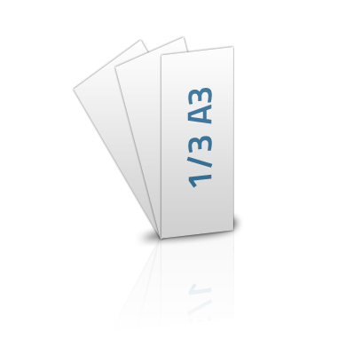 Flyer 1/3 A3 (Kleinauflagen) Flyer 1/3 A3 (Kleinauflagen)