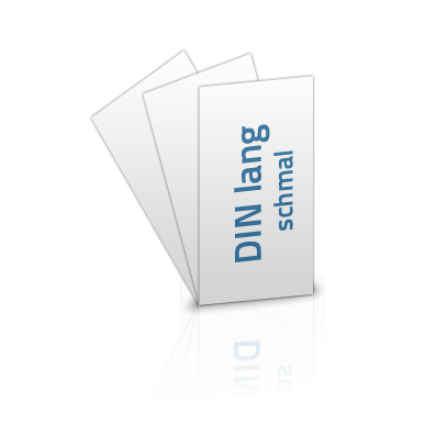 Flyer DIN lang, schmal (Kleinauflagen) Flyer DIN lang, schmal (Kleinauflagen)