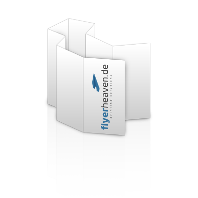 Folder A7, 16-Seitig, Parallelfalz