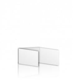 Folder A7, 6-Seitig, quer, Wickelfalz