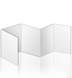 Folder DIN A6, 10-Seitig, Parallelfalz