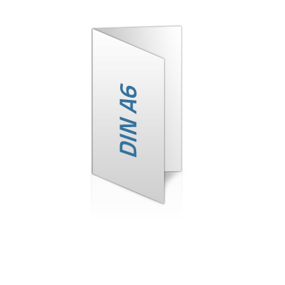 Folder DIN A6, 4-Seitig (Kleinauflagen)