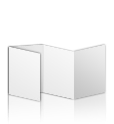 Folder DIN A6, 8-Seitig, Parallelfalz