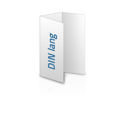 Folder DIN lang, 6-Seitig, Wickelfalz, schmal (Best Price)