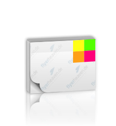 Haftnotizen 100 x 72 mm (Signal)