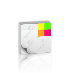 Haftnotizen 72 x 72 mm (Signal)