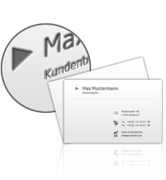 Letterpress-Visitenkarte